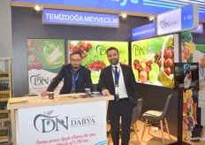 Yusuf Engin Cevik and Yasar Ali Merdanoglu for Turkish fresh produce exporter Darya Nature, who were promoting their cherry season, they also export apples.